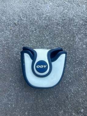 Odyssey Ai-One Mallet Putter Headcover - White/Navy